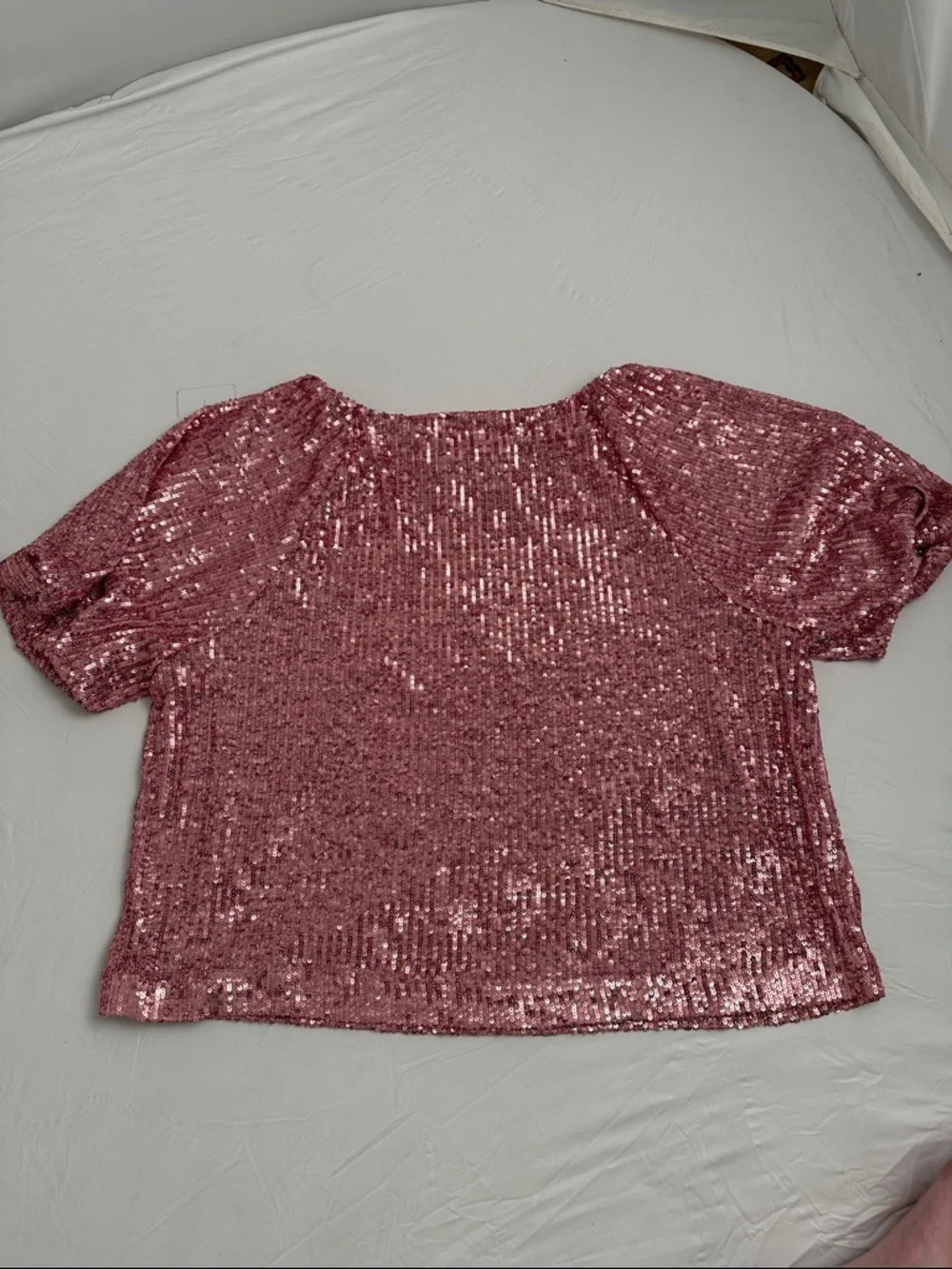 Lilly Pulitzer Cressida Conch Shell Pink Treasure sequin knit top - Picture 6 of 11